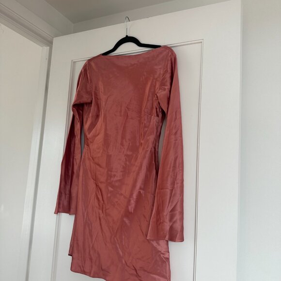 Cult Gaia Milla Mini Dress In Jaipur Open Back Rhinestone Embellished Size 8 - Picture 5 of 10